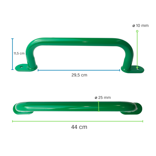 Metalowy uchwyt 350 mm