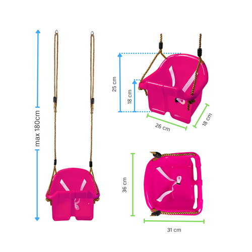 Huśtawka kubełkowa ECO
