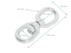 Krętlik M8 cynkowany