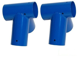 2 x Łącznik do belki Ø100 mm, 100°