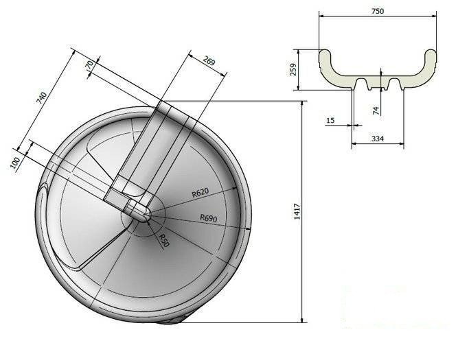 Zjeżdżalnia spiralna SMART do podestu 2,00 m, EN 1176
