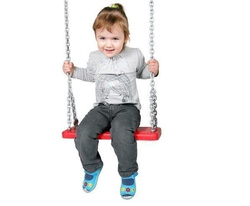 Huśtawka gumowa + komplet łańcuchów ocynkowanych 6mm - 1,8 m