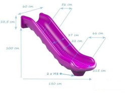 Zjeżdżalnia na publiczny plac zabaw