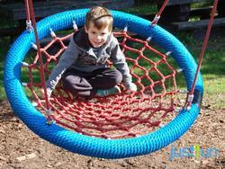 Huśtawka bocianie gniazdo 120 cm na publiczny plac zabaw