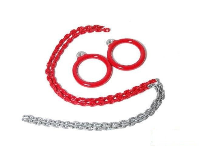 Okrągłe Obręcze gimnastyczne na łańcuchu