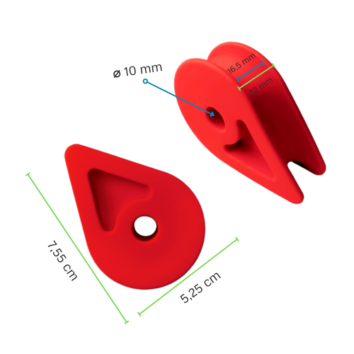 Kausza z otworem M10