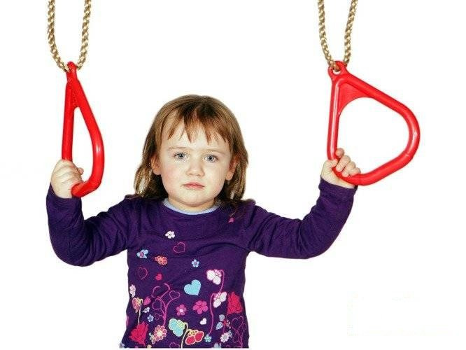 Plastikowe Obręcze gimnastyczne trójkątne