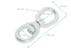 Krętlik M8 cynkowany