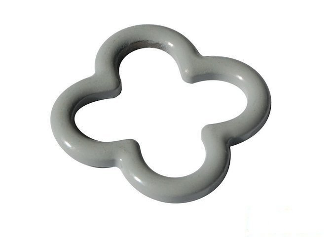 Łącznik krzyżowy do liny zbrojonej otwarty