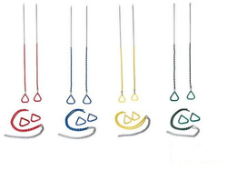 Trójkątne Obręcze gimnastyczne na łańcuchu