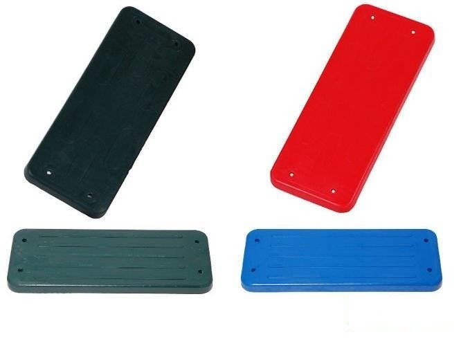 Huśtawka gumowa + komplet łańcuchów ze stali nierdzewnej 6mm - 1,8 m