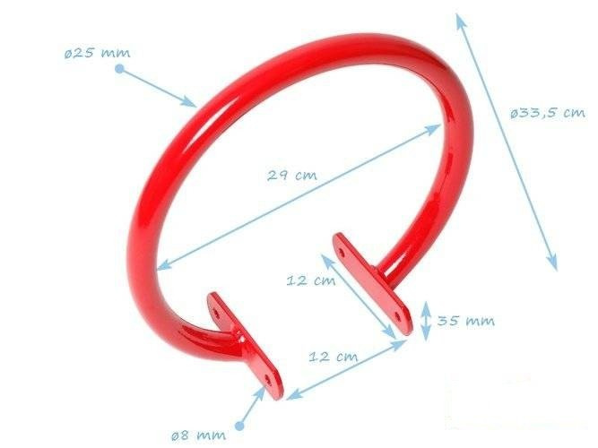 Uchwyt metalowy do równoważni Ø240