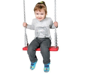 Huśtawka gumowa + komplet łańcuchów ocynkowanych 6mm - 1,8 m