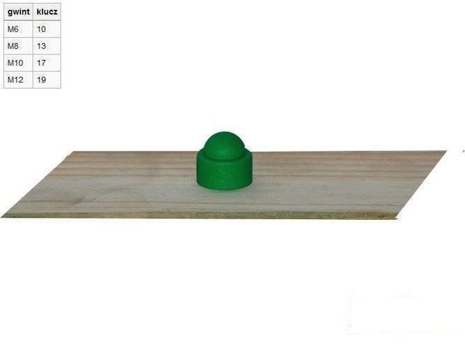 Zaślepka na śrubę z łbem sześciokątnym M8