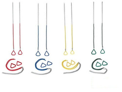 Trójkątne Obręcze gimnastyczne na łańcuchu