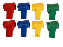 2 x Łącznik do belki 90x90 mm, 100°